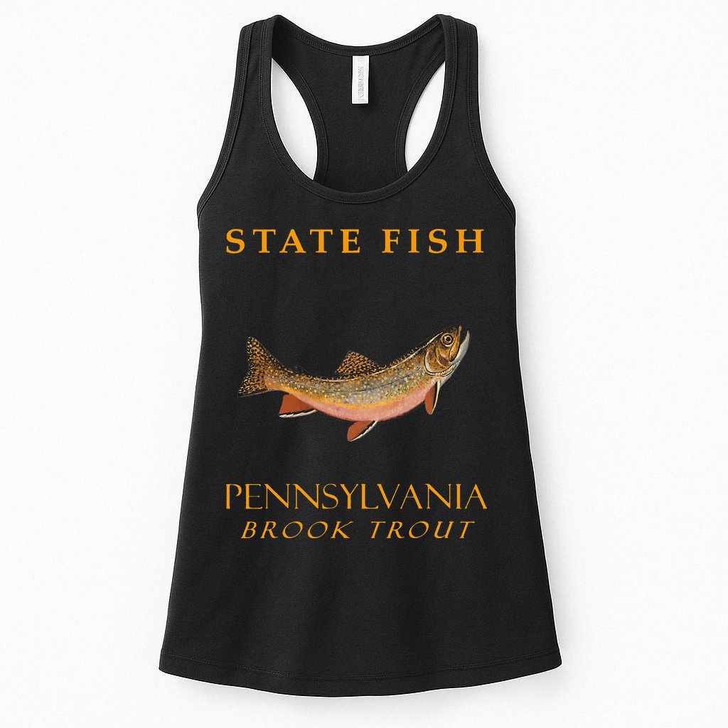 Pennsylvania Territory Game Fish The Brook Trout Womens Tank Top