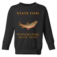 Pennsylvania Territory Game Fish The Brook Trout Toddler Sweatshirt