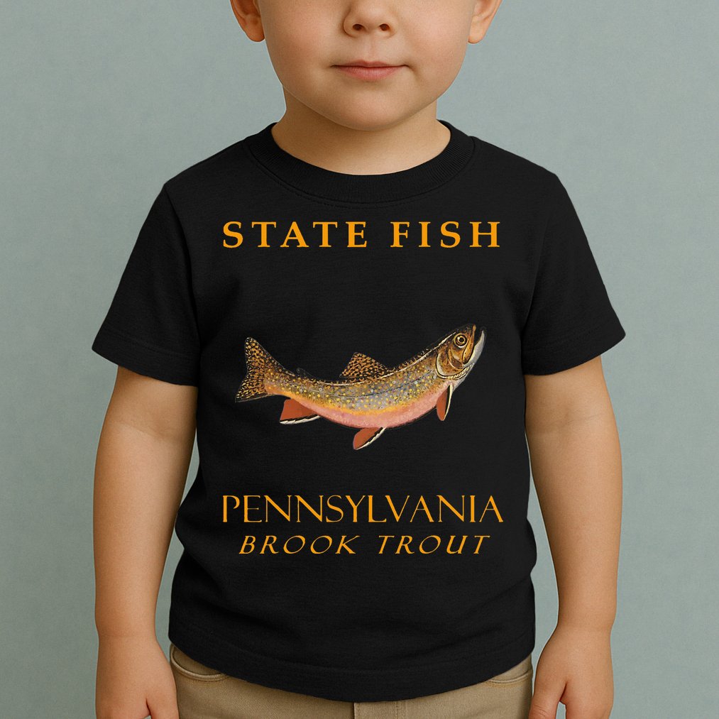 Pennsylvania Territory Game Fish The Brook Trout Toddler T-Shirt