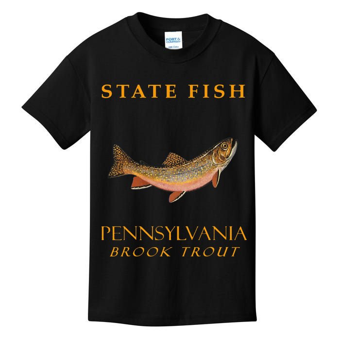 Pennsylvania Territory Game Fish The Brook Trout Kids T-Shirt