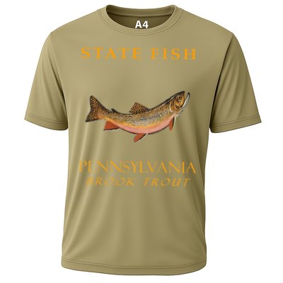 Pennsylvania Territory Game Fish The Brook Trout Cooling Performance Crew T-Shirt