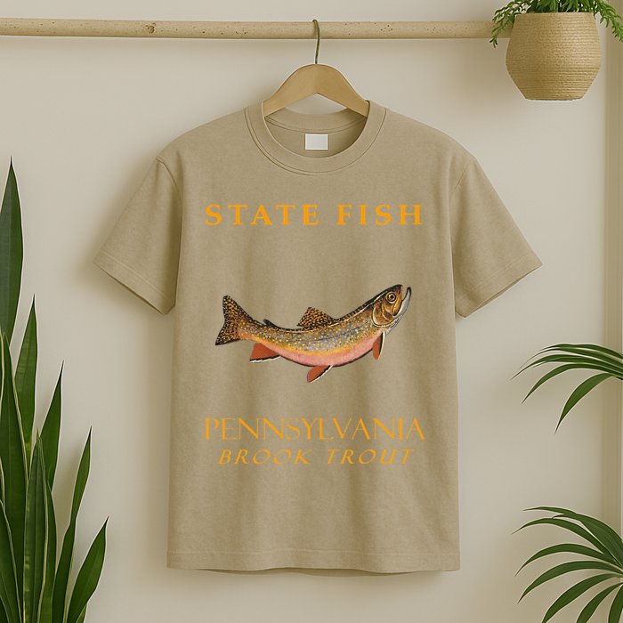 Pennsylvania Territory Game Fish The Brook Trout T-Shirt