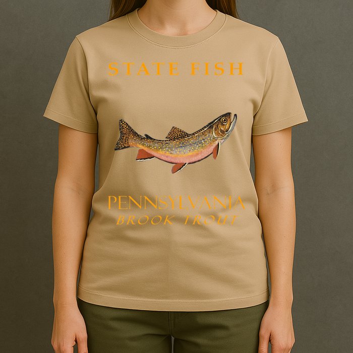Pennsylvania Territory Game Fish The Brook Trout T-Shirt