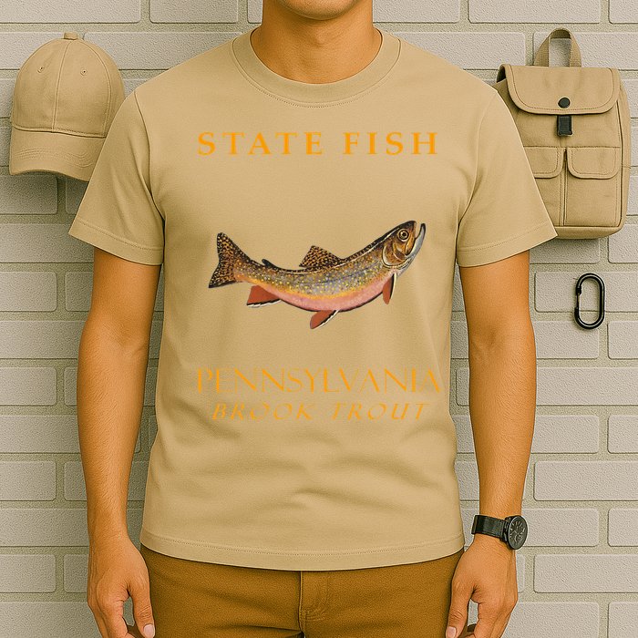 Pennsylvania Territory Game Fish The Brook Trout T-Shirt