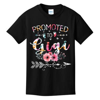 Promoted To Gigi Announcement Funny New Gigi Mothers Day Kids T-Shirt