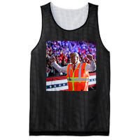 President Trump Garbage Truck Worker Vest Maga 2025 Mesh Reversible Basketball Jersey Tank