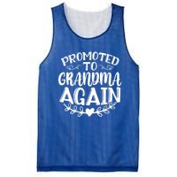 Promoted To Grandma Again Funny Gift Mesh Reversible Basketball Jersey Tank