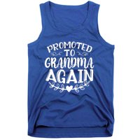 Promoted To Grandma Again Funny Gift Tank Top