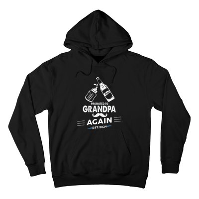 Promoted To Grandpa Again 2024 Pregnancy Announcement Hoodie