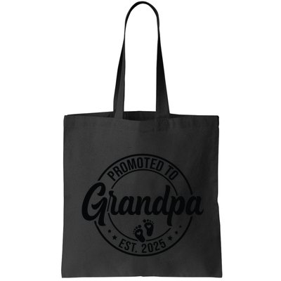 Promoted To Grandpa Est 2025 Bag