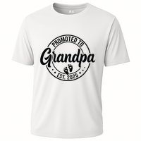 Promoted To Grandpa Est 2025 Cooling Performance Crew T-Shirt