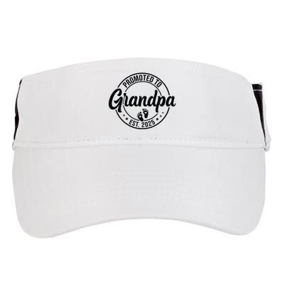 Promoted To Grandpa Est 2025 Adult Drive Performance Visor