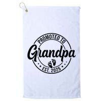 Promoted To Grandpa Est 2025 Golf Towel