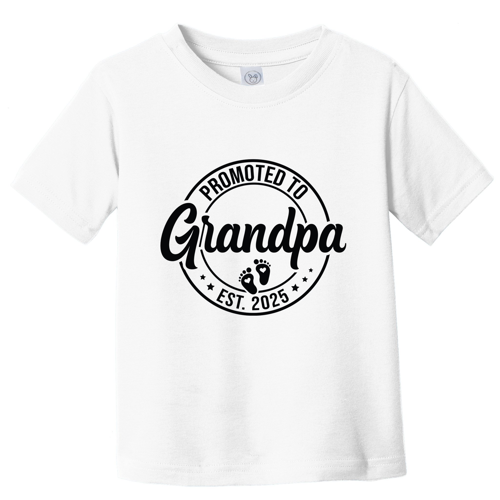 Promoted To Grandpa Est 2025 Toddler T-Shirt