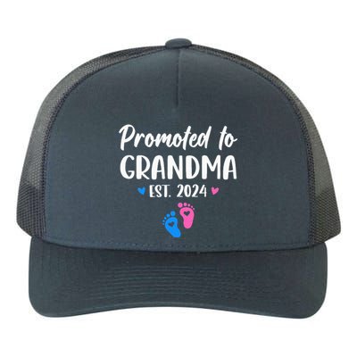 Promoted To Grandma Est 2024 New Grandma Grandmother Yupoong Adult 5-Panel Trucker Hat