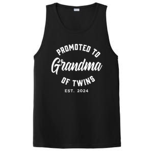 Promoted To Grandma Of Twins 2024 Twins Baby Announcement PosiCharge Competitor Tank