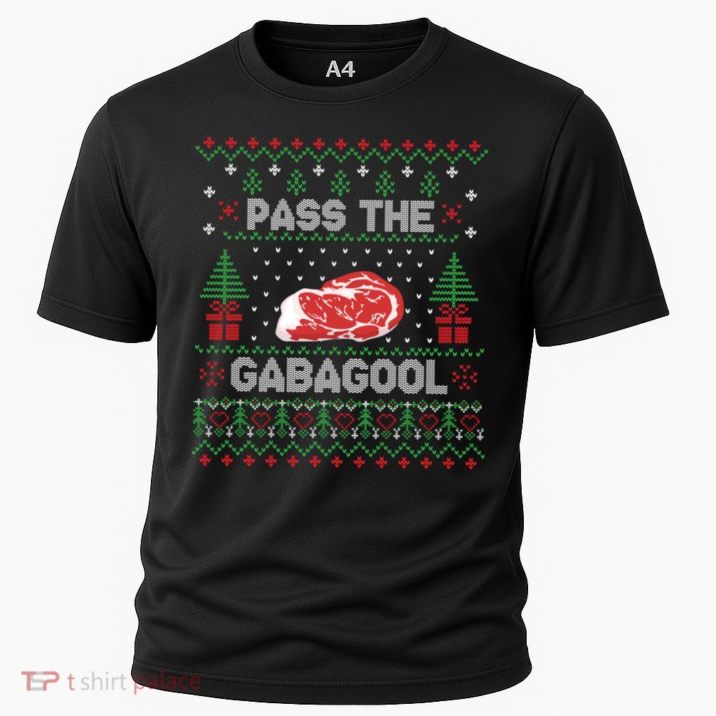 Pass The Gabagool Tacky Ugly Christmas Sweater Performance Shirt
