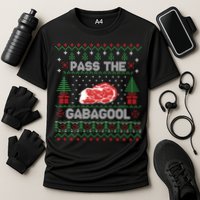 Pass The Gabagool Tacky Ugly Christmas Sweater Performance Shirt