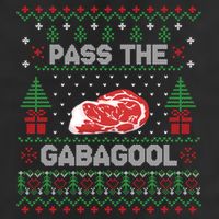 Pass The Gabagool Tacky Ugly Christmas Sweater 15oz Campfire Ceramic Mug