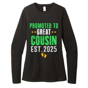 Promoted To Great Cousin 2025 IM Going To Be A Cousin 2025 Womens CVC Long Sleeve Shirt