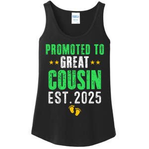 Promoted To Great Cousin 2025 IM Going To Be A Cousin 2025 Ladies Essential Tank