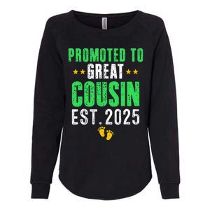 Promoted To Great Cousin 2025 IM Going To Be A Cousin 2025 Womens California Wash Sweatshirt