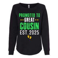 Promoted To Great Cousin 2025 IM Going To Be A Cousin 2025 Womens California Wash Sweatshirt