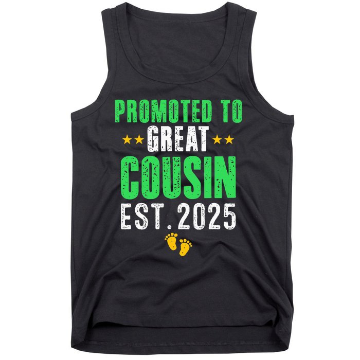 Promoted To Great Cousin 2025 IM Going To Be A Cousin 2025 Tank Top