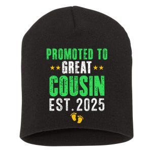 Promoted To Great Cousin 2025 IM Going To Be A Cousin 2025 Short Acrylic Beanie