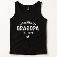 Promoted to Grandpa 2024 Soon to Be First Time Grandfather Tank Top