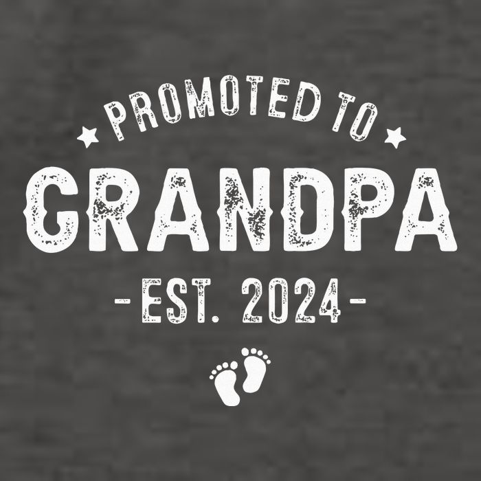 Promoted to Grandpa 2024 Soon to Be First Time Grandfather Vector Backpack
