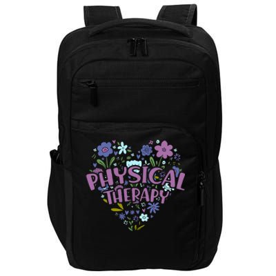 Physical Therapy Gift Love PT Physical Therapist Healthcare Impact Tech Backpack