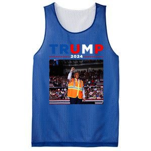 President Trump Garbage Truck Worker Vest Maga 2025 Mesh Reversible Basketball Jersey Tank