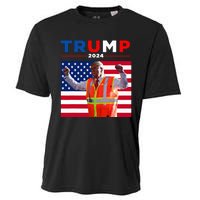 President Trump Garbage Truck Worker Vest Maga 2025 Cooling Performance Crew T-Shirt