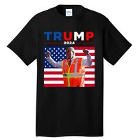 President Trump Garbage Truck Worker Vest Maga 2025 Tall T-Shirt