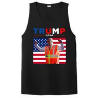 President Trump Garbage Truck Worker Vest Maga 2025 PosiCharge Competitor Tank