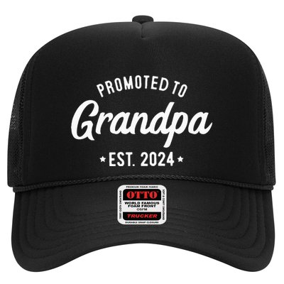 Promoted To Grandpa 2024 Soon To Be Grandfather New Grandpa Trucker Hat