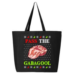 Pass The Gabagool Tacky Ugly Christmas 25L Jumbo Tote