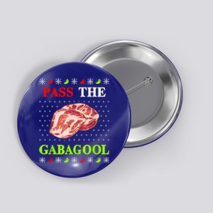 Pass The Gabagool Tacky Ugly Christmas Button