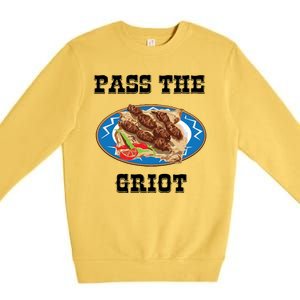 Pass The Griot Pikliz Haiti Thanks Giving Haitian Premium Crewneck Sweatshirt