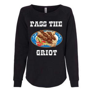 Pass The Griot Pikliz Haiti Thanks Giving Haitian Womens California Wash Sweatshirt