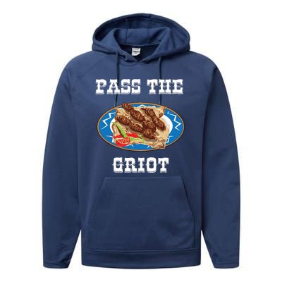 Pass The Griot Pikliz Haiti Thanks Giving Haitian Performance Fleece Hoodie