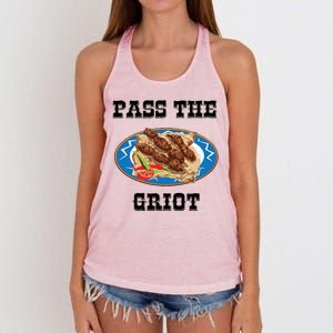 Pass The Griot Pikliz Haiti Thanks Giving Haitian Women's Knotted Racerback Tank