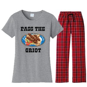 Pass The Griot Pikliz Haiti Thanks Giving Haitian Women's Flannel Pajama Set