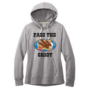 Pass The Griot Pikliz Haiti Thanks Giving Haitian Women's Fleece Hoodie