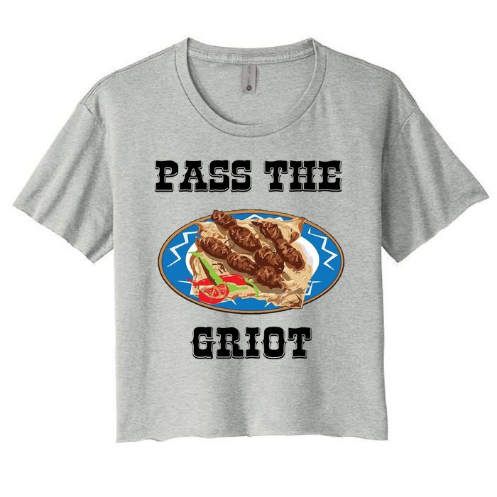 Pass The Griot Pikliz Haiti Thanks Giving Haitian Women's Crop Top Tee