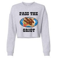 Pass The Griot Pikliz Haiti Thanks Giving Haitian Cropped Pullover Crew