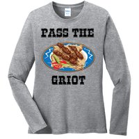 Pass The Griot Pikliz Haiti Thanks Giving Haitian Ladies Long Sleeve Shirt