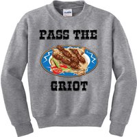 Pass The Griot Pikliz Haiti Thanks Giving Haitian Kids Sweatshirt