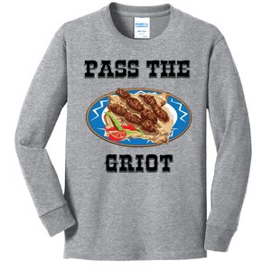 Pass The Griot Pikliz Haiti Thanks Giving Haitian Kids Long Sleeve Shirt